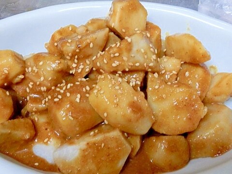 茹でて和えるだけ〜里芋の胡麻味噌ダレ和え